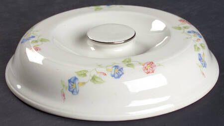 Morning Glory Lid for 2 Qt Thick Rim Round Casserole