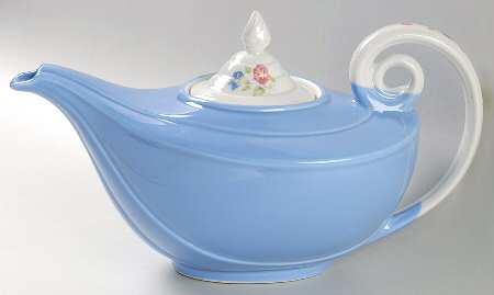 Morning Glory Aladdin Teapot & Lid