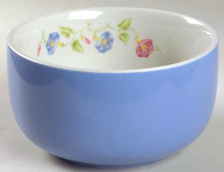 Morning Glory 5" Straight Sided Bowl (No Embossed Rings)