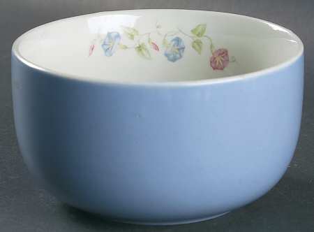 Morning Glory 6" Straight Sided Bowl (No Embossed Rings)