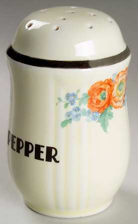 Orange Poppy Radiance Pepper Shaker