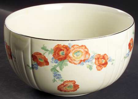 Orange Poppy 9" 3 1/2 Qt Radiance Bowl
