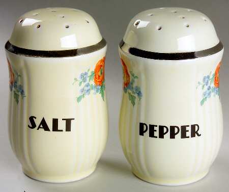 Orange Poppy Novelty Radiance Salt & Pepper Set