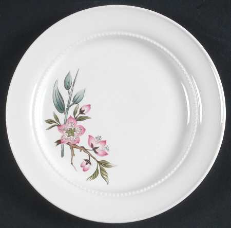 Peach Blossom (E Style Shape) Bread & Butter Plate