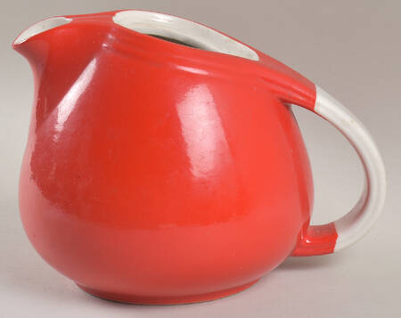 Pert Chinese Red 3-4 Cup Small Sani-Grid Teapot No Lid