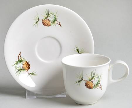Pinecone After Dinner Cup and Saucer Set