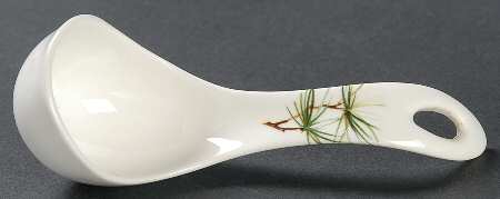Pinecone Gravy Ladle Solid Piece