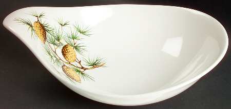 Pinecone 11" Lugged Oval Baker/Vegetable Bowl
