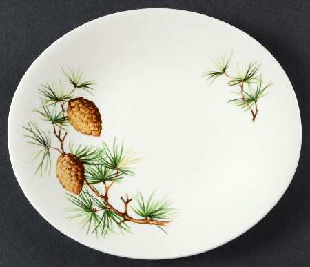 Pinecone Bread & Butter Plate