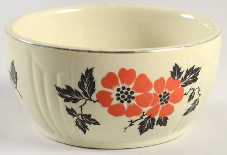 Red Poppy (Platinum Ring) 5" Radiance Bowl