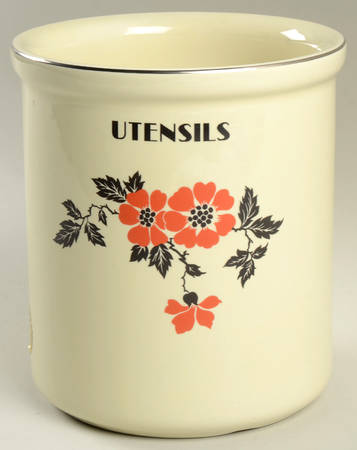 Red Poppy (Platinum Ring) Utensil Holder