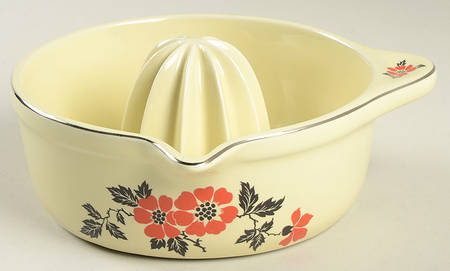 Red Poppy (Platinum Ring) China Reamer/Juicer