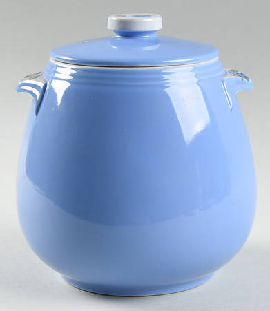 Rose Parade Bean Pot & Lid