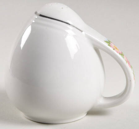 Rose White Sani-Grid Salt Shaker