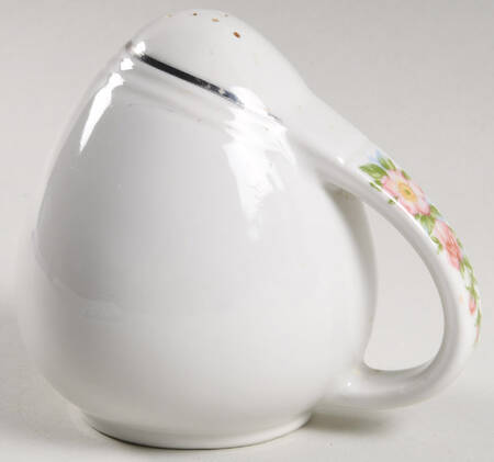 Rose White Sani-Grid Pepper Shaker