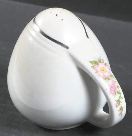 Rose White Sani-Grid Pepper Shaker