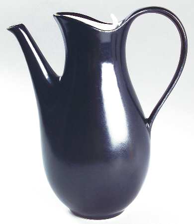 Satin Black Coffee Pot & Lid