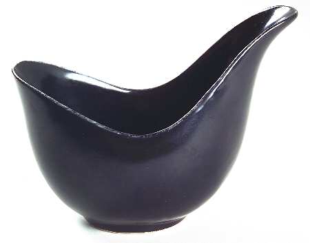 Satin Black Mini Open Sugar Bowl