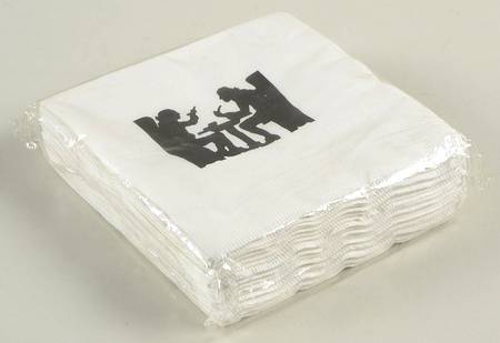 Silhouette Package of Paper Cocktail Napkins