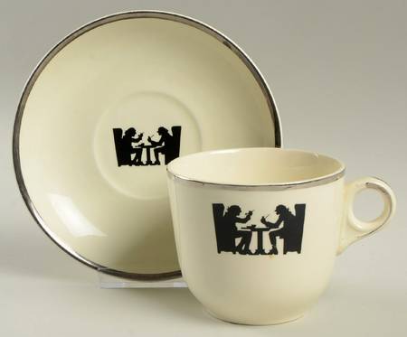Silhouette St Denis Cup & Saucer Set