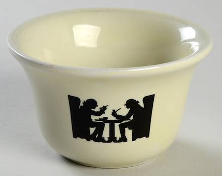 Silhouette Custard Cup
