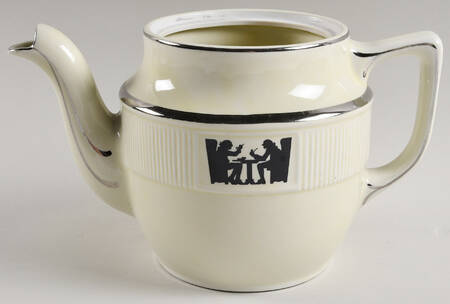 Silhouette Large 8 Cup Medallion Teapot No Lid