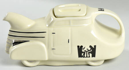 Silhouette Automobile Teapot & Lid