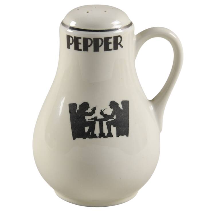 Silhouette Handled Pepper Shaker