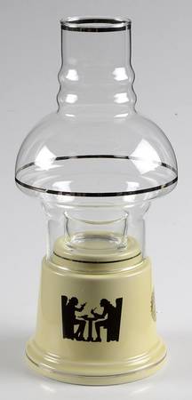 Silhouette Hurricane Lamp & Globe