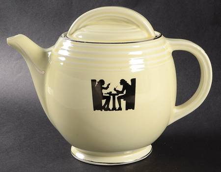 Silhouette Five Band Coffee Pot & Lid