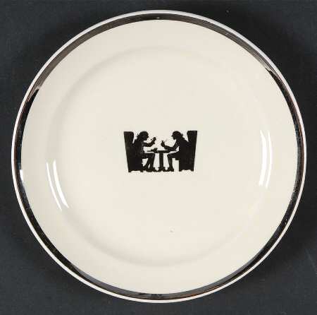 Silhouette Bread & Butter Plate