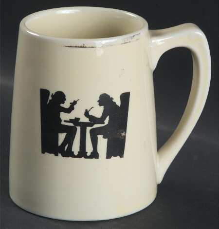 Silhouette Tankard Style Mug by Hall
