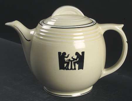 Silhouette Five Band Coffee Pot & Lid