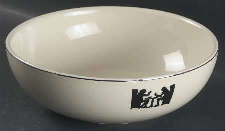 Silhouette 9" Salad Serving Bowl