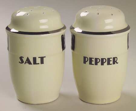 Silhouette Medallion Salt & Pepper Set