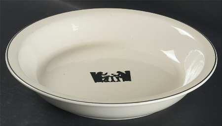 Silhouette Pie Serving Plate