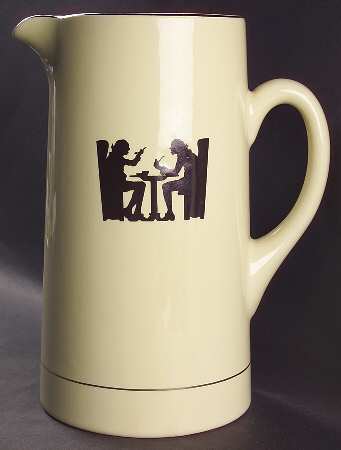 Silhouette Beer Pitcher
