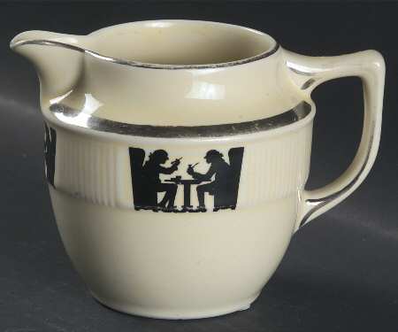 Silhouette Medallion Creamer