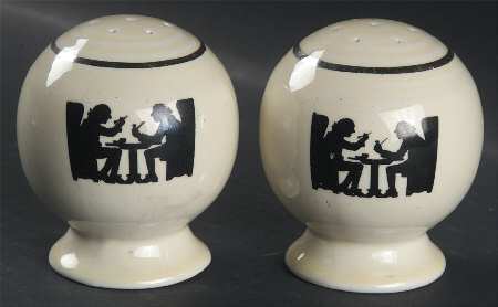 Silhouette Five Band Salt & Pepper Set
