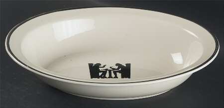 Silhouette 10" Oval Vegetable Bowl