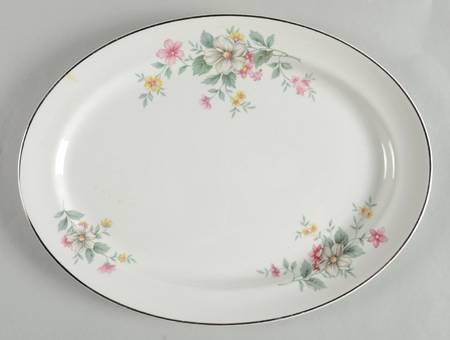 Springtime 13" Oval Serving Platter