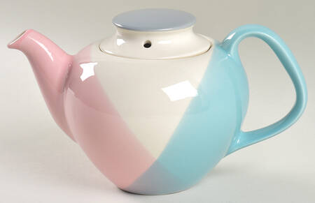 Tri Tone Teapot & Lid