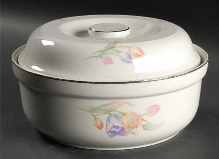 Tulip 2 Qt Thick Rim Round Covered Casserole