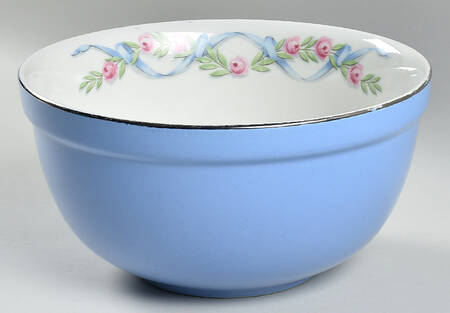 Wildfire (Gold Trim) 8" Thick Rim Bowl