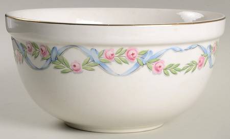 Wildfire (Gold Trim) 8" Thick Rim Bowl