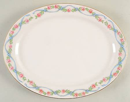 Wildfire (Gold Trim) 11" Oval Serving Platter