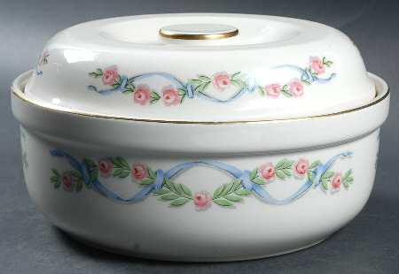 Wildfire (Gold Trim) 2 Qt Thick Rim Round Covered Casserole