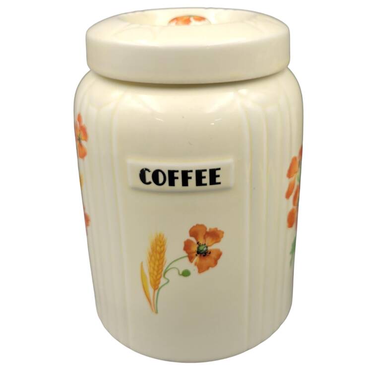 Wild Poppy Radiance Coffee Canister & Lid