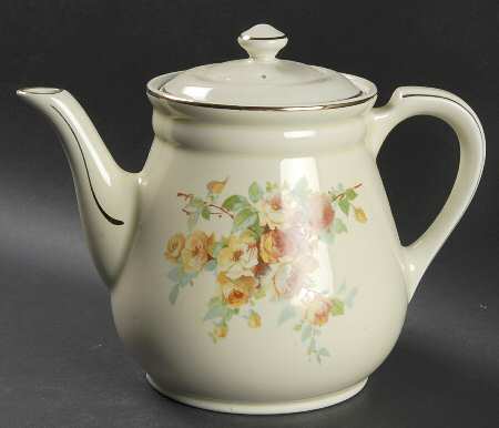 Yellow Rose Norse Coffee Pot & Lid