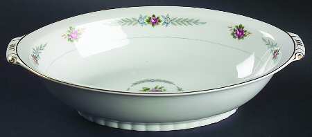 Peacock 11" Oval Vegetable Bowl